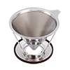 Coffee filter with removable cup holder