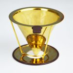 115mm Titanium coated coffee filter with-removable-cup-holder