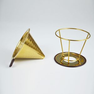 102mm Titanium coated coffee filter with-removable-cup-holder - Image 3