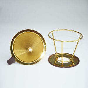 125mm Titanium coated coffee filter with-removable-cup-holder - Image 3