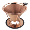 Titanium coated Rose-gold coffee filter